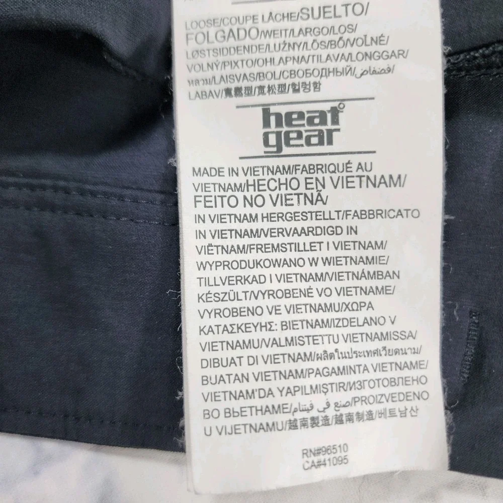 Under Armour MENS SIZE 38 Fish Hunter Cargo Shorts Black 1304649 UPF 30 10" - Picture 12 of 14